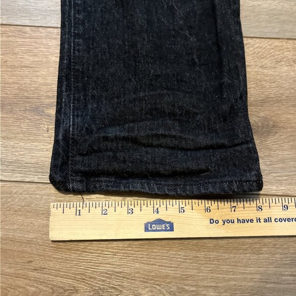 Mens Levis 501 Original Fit Denim Jeans SZ 40x30 Black Button Fly Stretch Modern - Picture 6 of 13